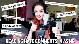 Reading hate comments in ASMR
