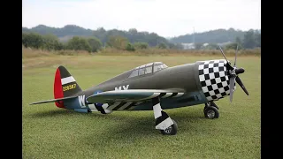 TopRC P47 Maiden Flight