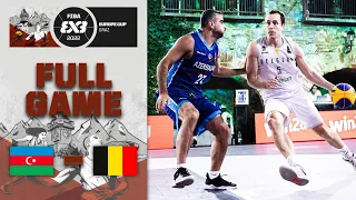 Azerbaijan v Belgium | Men | Full Game | FIBA 3x3 Europe Cup 2022