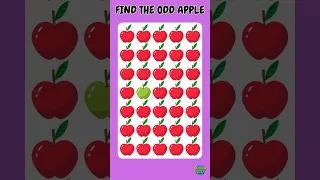 Find The Odd Apple | Odd One Out #shorts #oddoneout