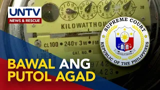 Meralco, bawal mamutol agad ng kuryente nang walang 48-oras na written notice – SC