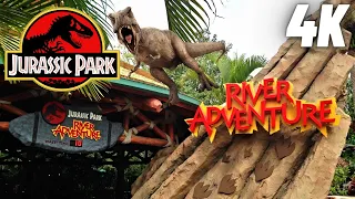 Jurassic Park River Adventure FULL RIDE EXPERIENCE at Island's of Adventure Orlando in 4K (2023)