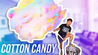 DIY WORLD'S GIANT COTTON CANDY EVER!