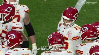 Patrick Mahomes mic'd up fighting through so much pain to win the Super Bowl @paramountplus
