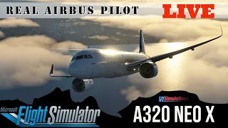 MSFS 2020 | Real Airbus Pilot | A320 NEO | How good is it?! KLAX-KSFO