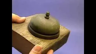 1800's RARE Sargent Push Button Mechanical Doorbell