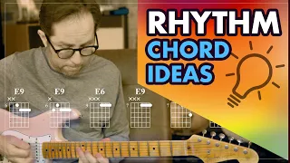 Rhythm chord ideas - Apply the ideas from this funk rhythm to any style! Rhythm Guitar Lesson EP457