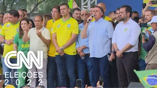 Bolsonaro elogia Congresso eleito em comício no RJ | CNN 360°