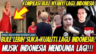 KOMPILASI BULE NYANYI LAGU INDONESIA!!🇲🇾REACTION🇮🇩