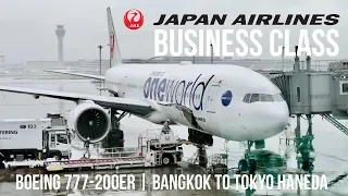 JAPAN AIRLINES BUSINESS CLASS BOEING 777-200ER | BKK-HND