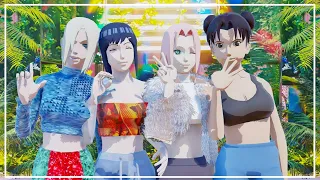 【MMD】How You Like That  ft.Naruto Girls