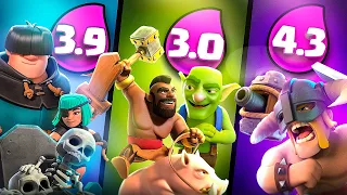 ESSES SÃO OS 3 MELHORES DECKS PARA ALCANÇAR A MAIOR CAMPEÃO NO CLASH ROYALE!