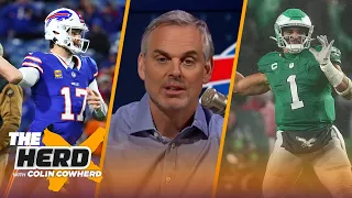 Bills showed they remain Josh Allen-reliant vs. Eagles, Jalen Hurts underrated? | NFL | THE HERD