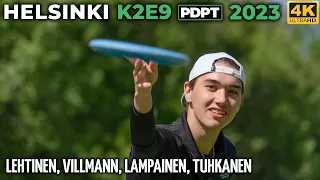 Helsinki K2E9 Pro Tour 2023, Lauri Lehtinen, Mauri Villman, Teemu Lampainen, Nestori Tuhkanen PDPT 1