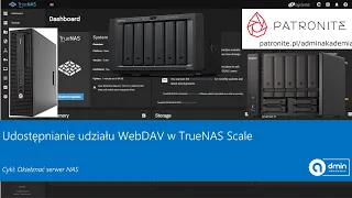 Udostępnianie udziału WebDAV w TrueNAS Scale
