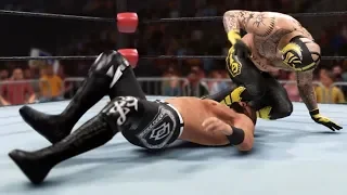 WWE 2K19 - Ricochet vs Rey Mysterio - Gameplay (PC HD) [1080p60FPS]