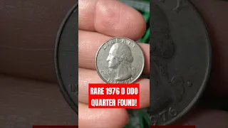 RARE QUARTER FOUND COIN ROLL HUNTING! #coinrollhunting #coins #rarecoins