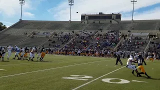 Parrish Dixon-Smith with a Touchdown Saving Interception