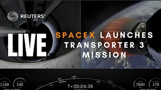 LIVE: SpaceX Falcon 9 launches Transporter 3 mission