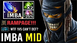 WTF 1v5 CAN'T STOP HIM Crazy Throne Backdoor Solo Push Mid Shaman RAMPAGE Imba Scepter Shard Dota 2