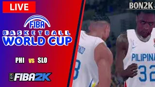 Gilas Pilipinas vs Slovenia | FIBA WORLD CUP | March 11, 2023 | FIBA2K SIMULATION GAME ONLY #fiba2k