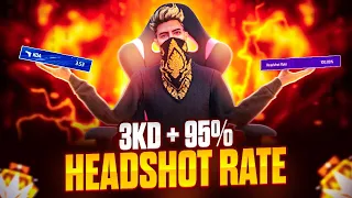 Secret Tricks + Settings For 3KD and 95% Headshot Rate 🚀⛳️ | How to increase KD and Headshot rate ⚠️