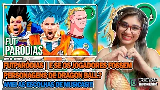 Reagindo a ♫ E SE OS JOGADORES FOSSEM PERSONAGENS DE DRAGON BALL? | Paródia - Medley Dragon Ball