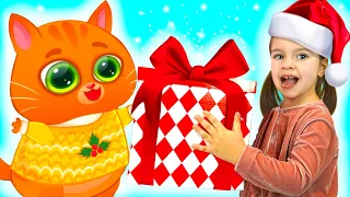 Волшебная история для детей как Арина и котик Bubbu играют в игре | Арина и Бубу ищут подарки
