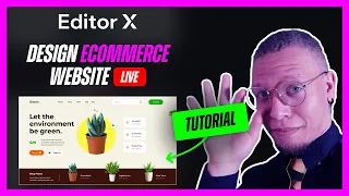 Editor X Tutorial | Ecommerce Homepage | Daily Design Challenge