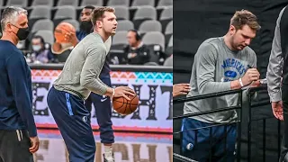 Luka Doncic in San Antonio Pre Game Routine & signing autographs to fans 🔥