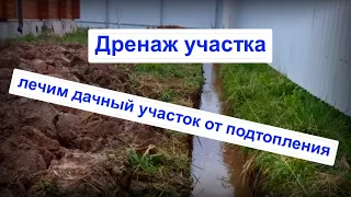 Часть 1. Дренаж участка.