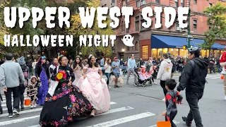 NEW YORK CITY Walking Tour [4K] UPPER WEST SIDE - HALLOWEEN NIGHT