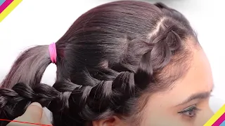 2 Side juda braid hairstyle for girls || hair style girl || easy simple #hairstyles