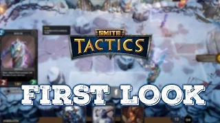 Smite Tactics Gameplay | First Look