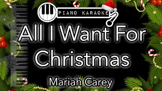 All I Want For Christmas - Mariah Carey - Piano Karaoke Instrumental (chill out version)