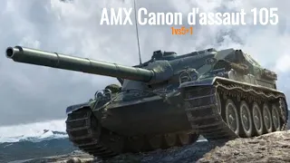 AMX Canon d'assaut 105 (просто видео)|Tanks Blitz