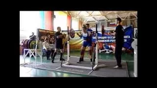 Чемпионат Чувашии по пауэрлифтингу 2014 - присед жен