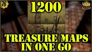 🎂 Fallout 76 - 1200 Treasure Maps in One Go or How I Got 2k Psychotats / Psychobuffs.