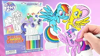 My Little Pony Mane 6 Pop-outz Coloring Activity Speedcoloring