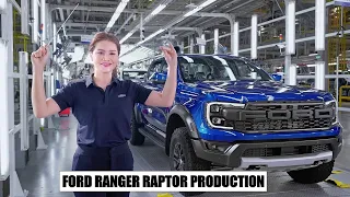 New Ford Ranger Raptor (2023) PRODUCTION Line in Thailand