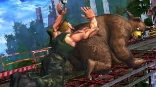 Kuma's bear fart hyper combo from Street Fighter X Tekken