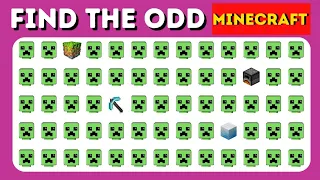 Find The ODD One Out | Emoji Quiz Challenge| Minecraft Edition! Extreme Level