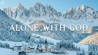 Alone With God : Piano Instrumental Music With Scriptures & Winter Scene ❄ Divine Melodies