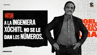 #STQDYSD #ÁngelBalderas : A la ingeniera #Xóchitl no se le dan los números.
