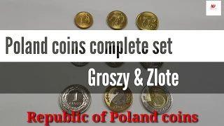 Poland coins complete set collection | Polish Coins | Groszy & Zlote | Tamil  & English | HobbyZ