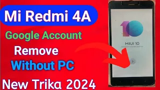 Mi Redmi 4A Google Account Remove  Frp Bypass Kese Kre Without PC