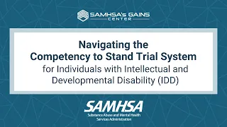 Competence to Stand Trial and IDD