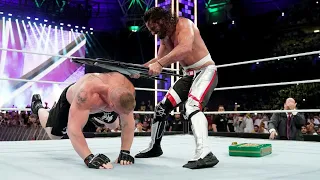 BROCK LESNAR Fails TO CASH IN HIS MONEY IN THE BANK CONTRACT AT SUPER SHOWDOWN 2019