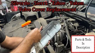 P0300 FIX! 5.3 Valve Cover Replacement on Silverado, Sierra, Tahoe, Yukon, Suburban. Escalade, EXT.