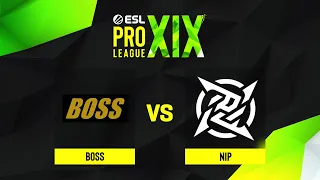 BOSS проти NiP | Мапа 3 Inferno | ESL Pro League Season 19